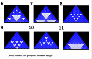 Some patterns from mod colouring