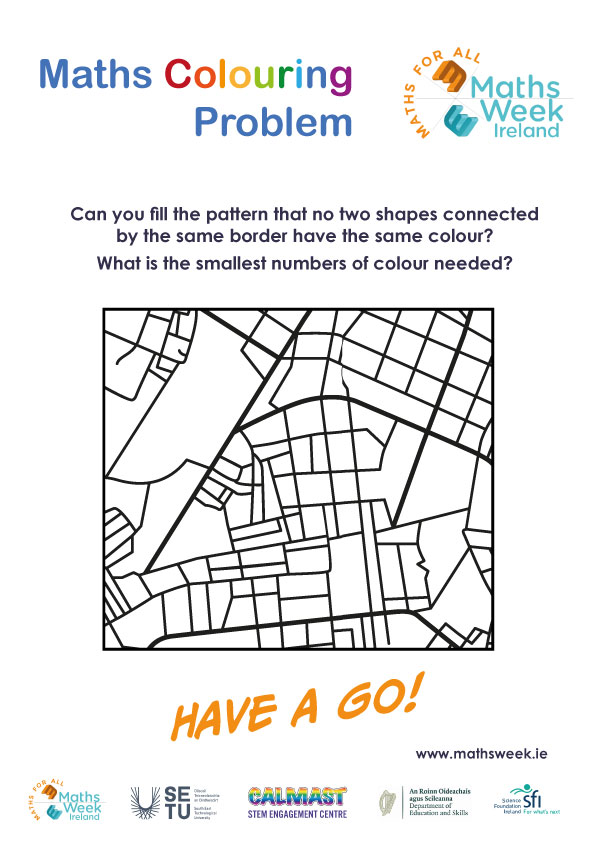 Maths Colouring MATHS WEEK IRELAND Maths colouring maths week ireland
