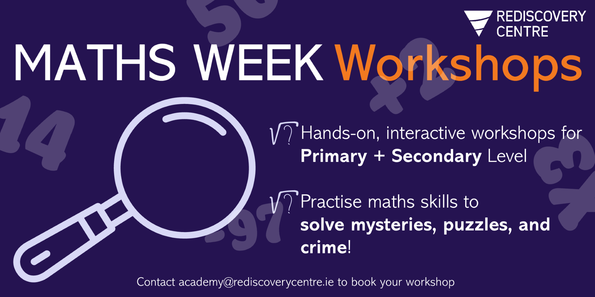 Maths Primary Rediscovery Workshop