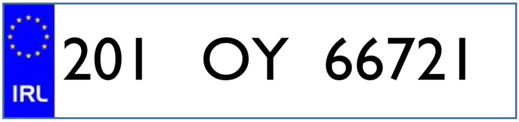 2 Offaly plate
