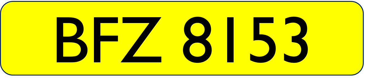 NI Plate BFZ