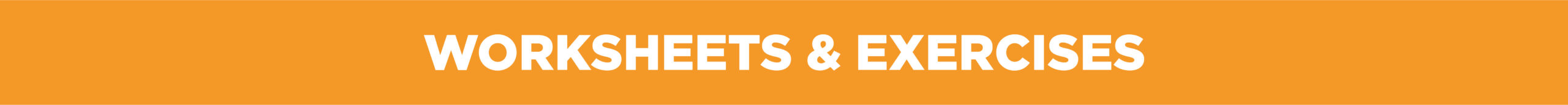 Worksheets and Exercises Header Graphic RK 11/1/23