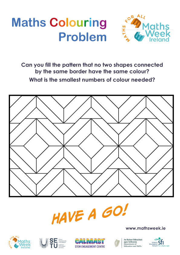 Colored Math Problems Maths Colouring – MATHS WEEK IRELAND