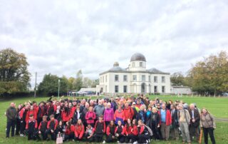 Hamilton Walk participants at Dunsink Observatory