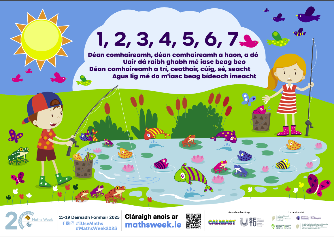 Junior Primary Nursery Rhyme poster 2025 IRISH