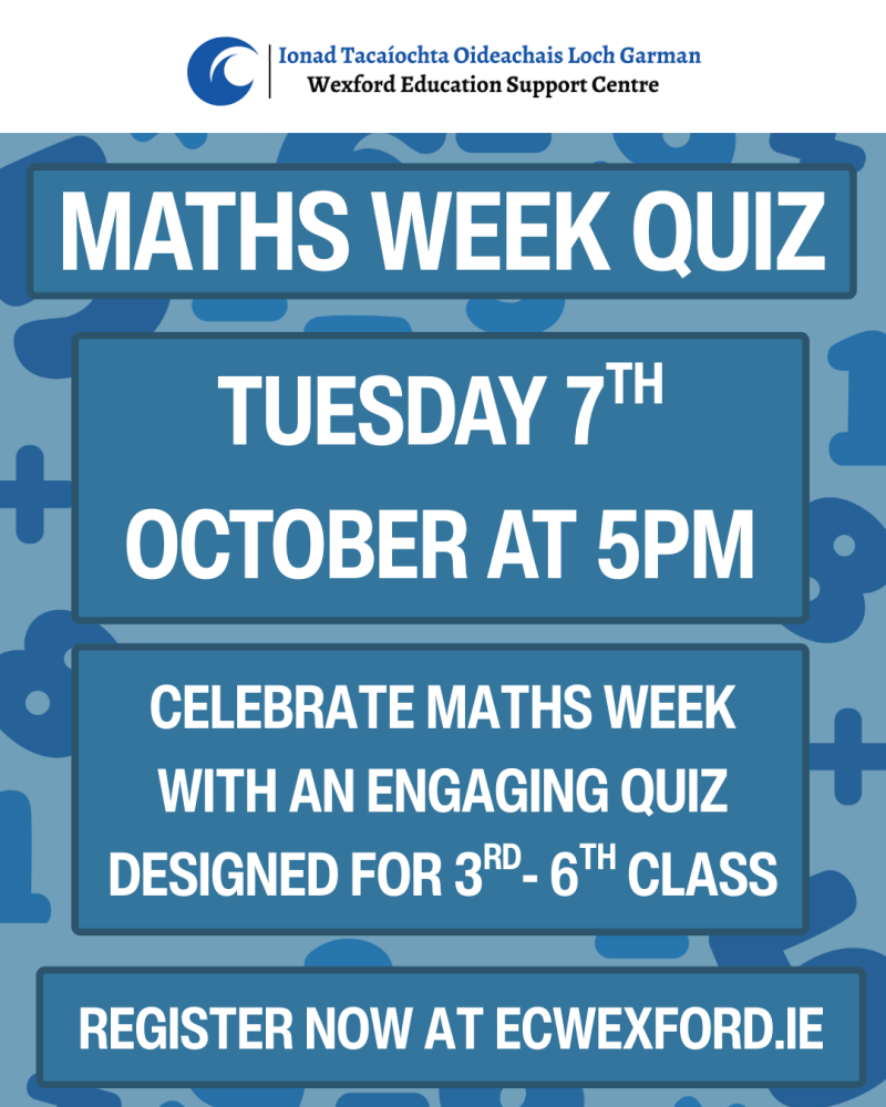 Maths Week Quiz, Wexford.