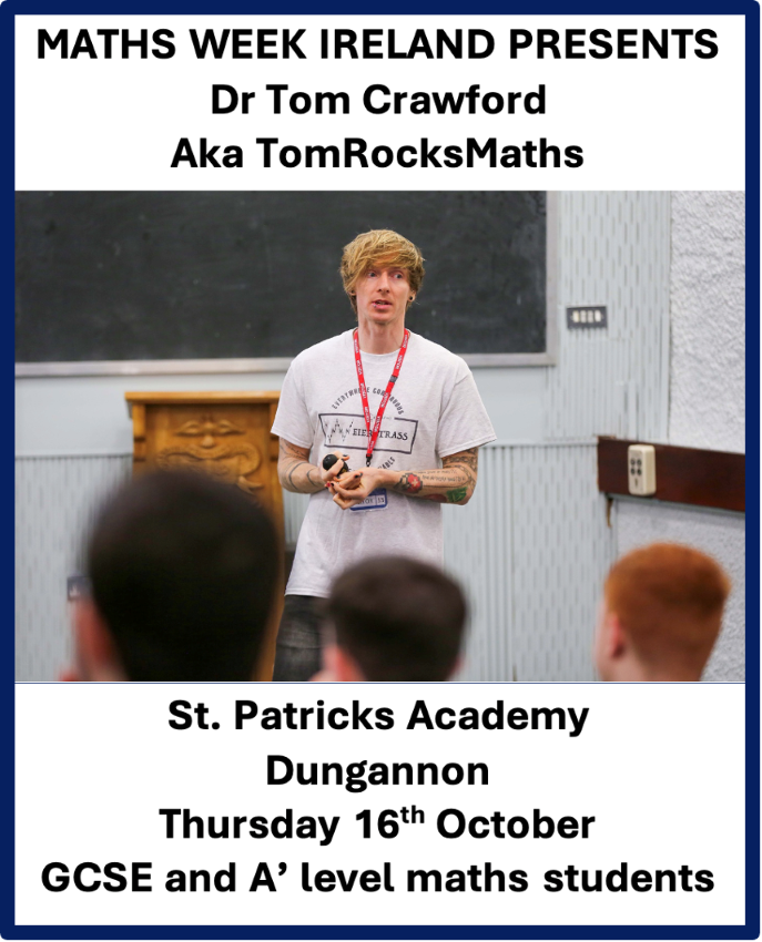 Dr Tom Crawford, St Patricks Academy, Dungannan.