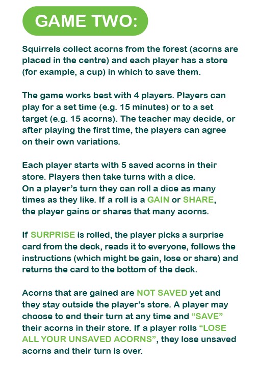 Instruction of Squirrel! Game 2