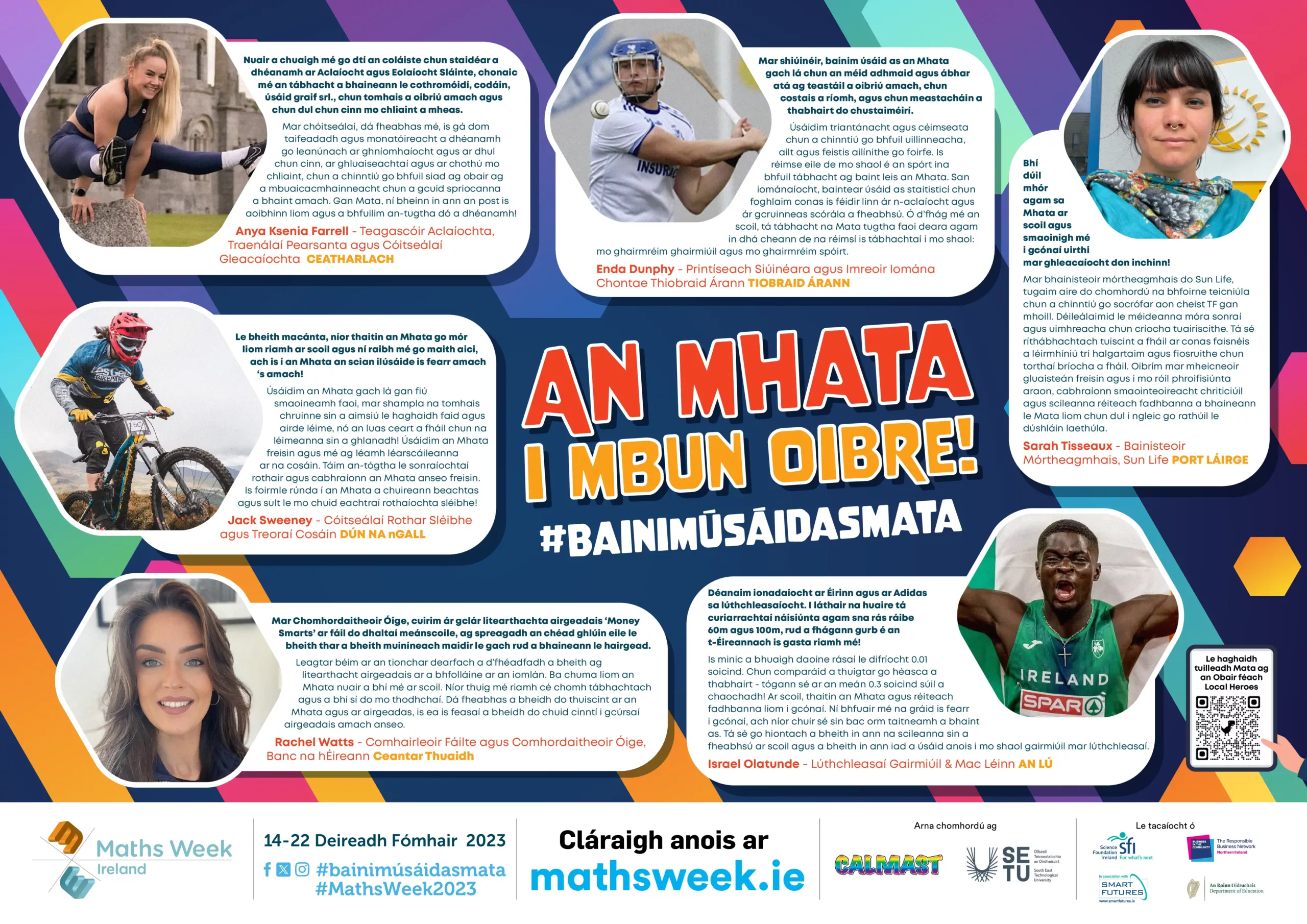 Maths at work poster- ROI 2023