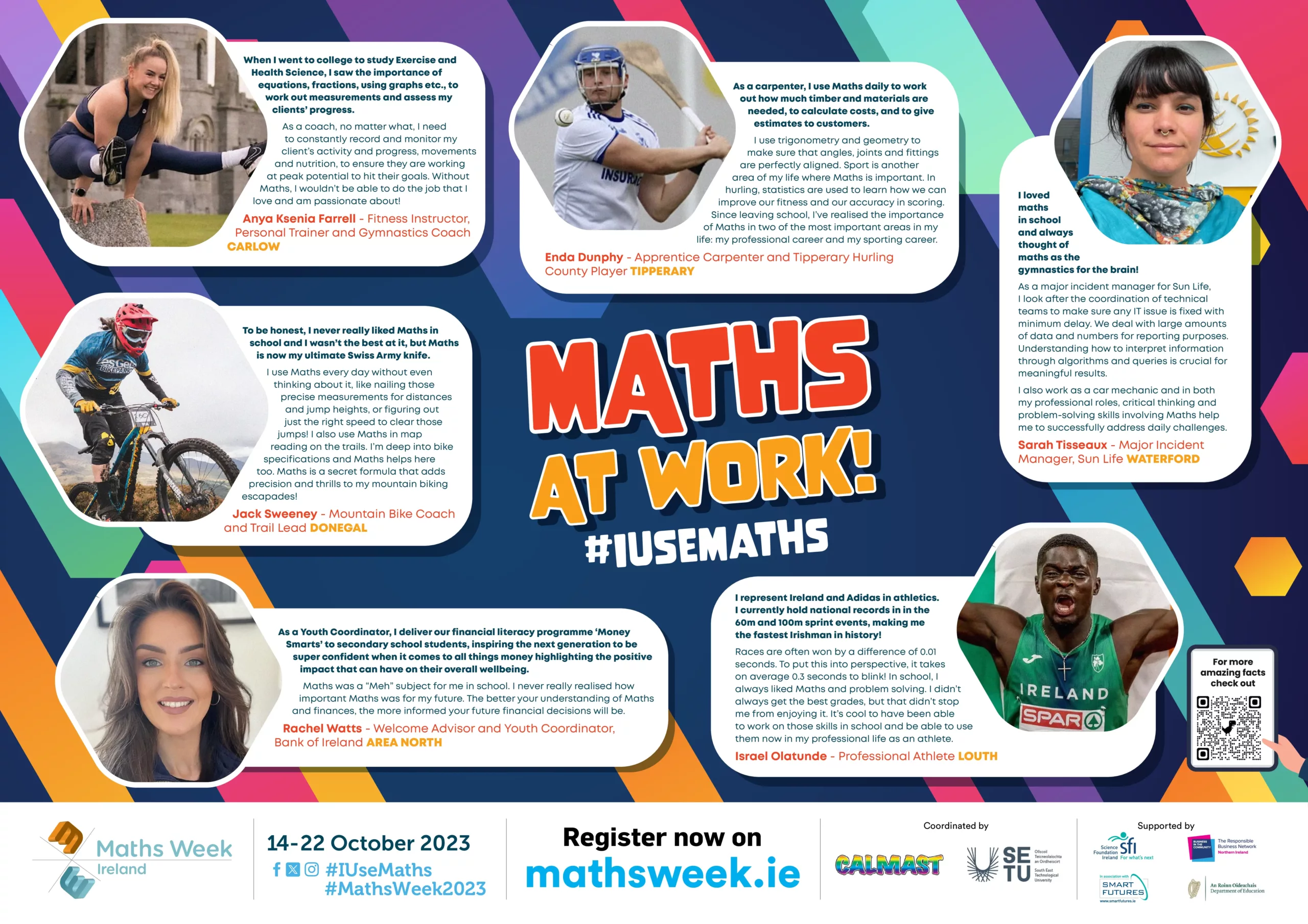 Maths at Work poster RoI 2023