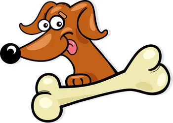 dog-with-bone-vector-102864