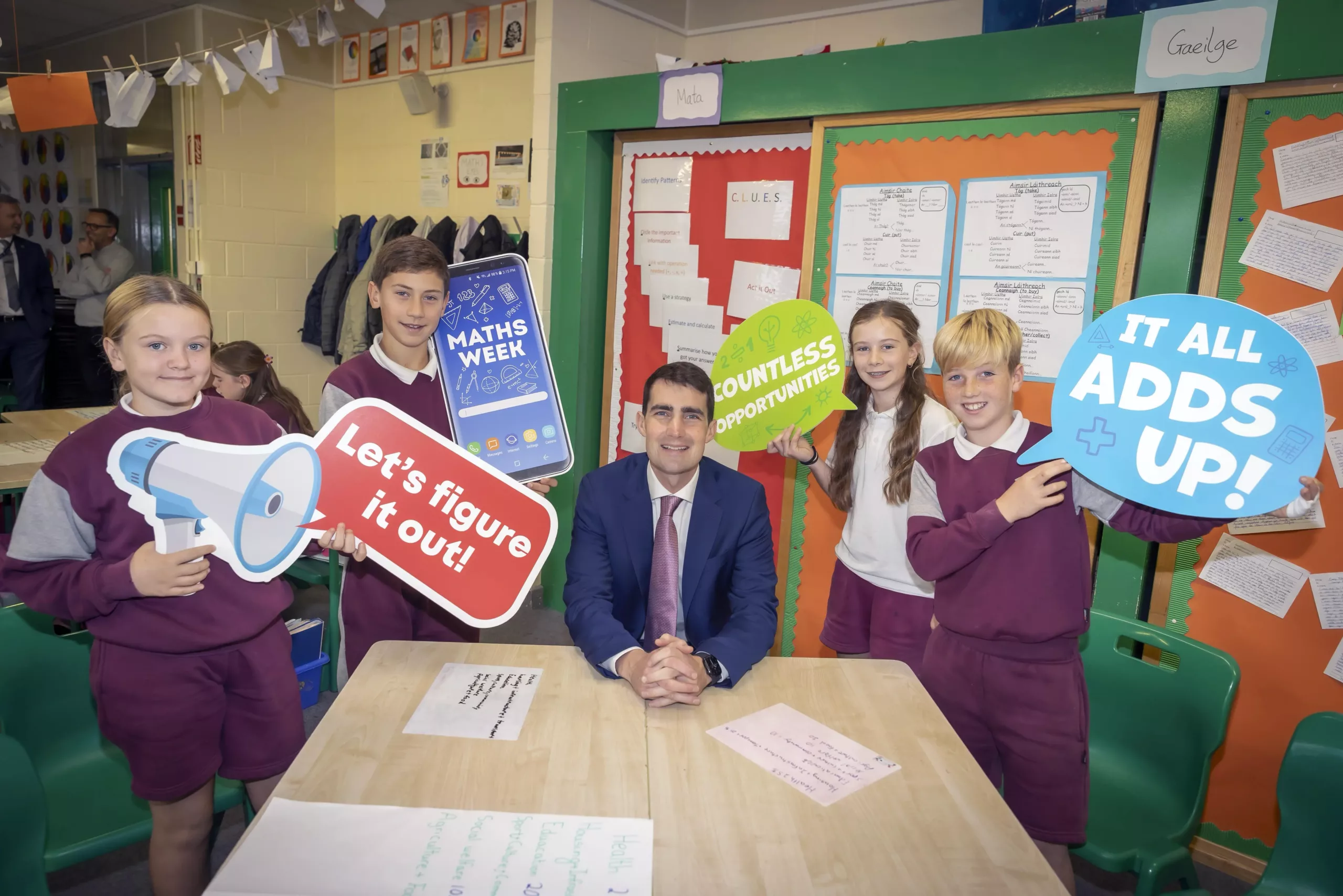 Children’s Budget with Minister Jack Chambers at St Brigid’s National School photography by David Cantwell 2