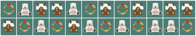 tiles-christmas advent