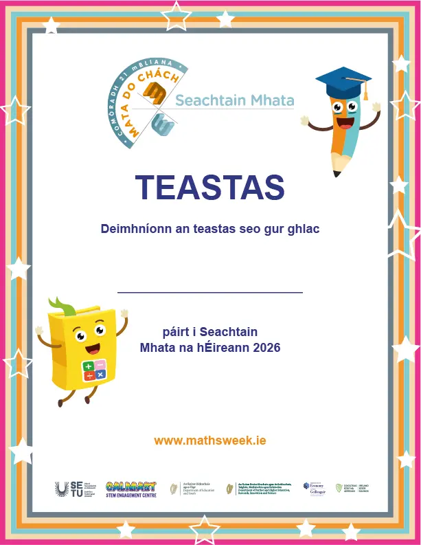 Irish 2026 MW Pre school certs