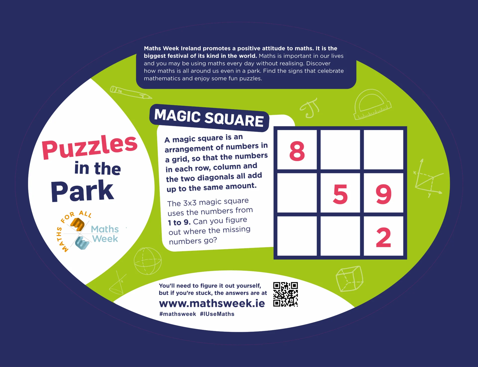2025 puzzle in the park, magic square 2