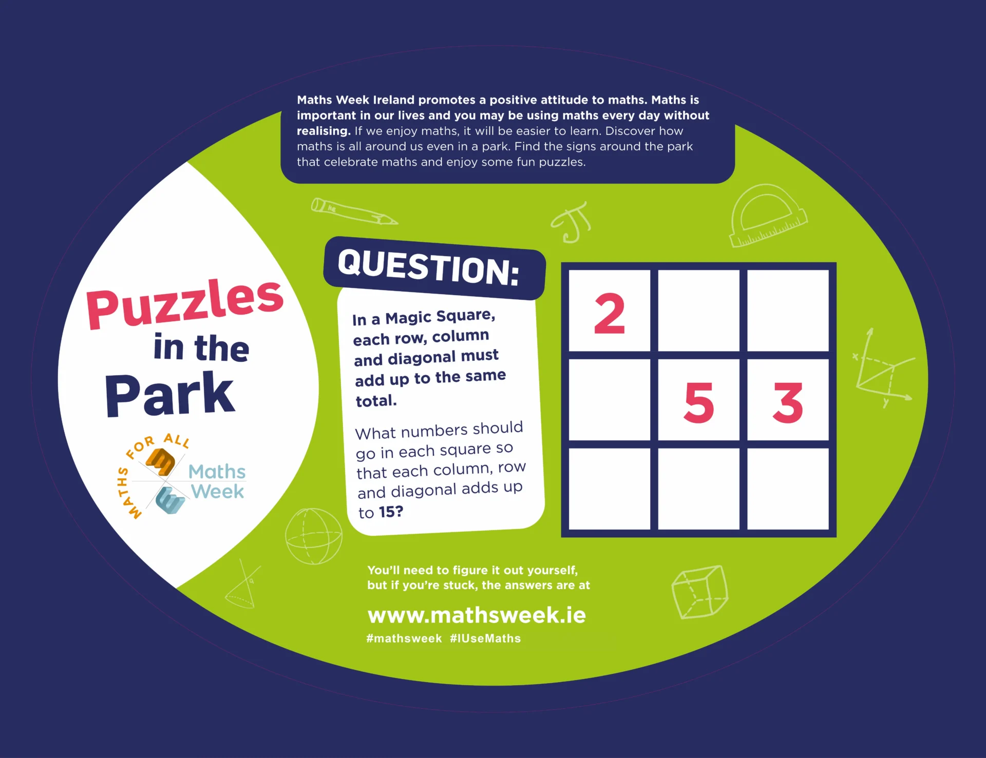 2025 puzzle in the park, magic square1