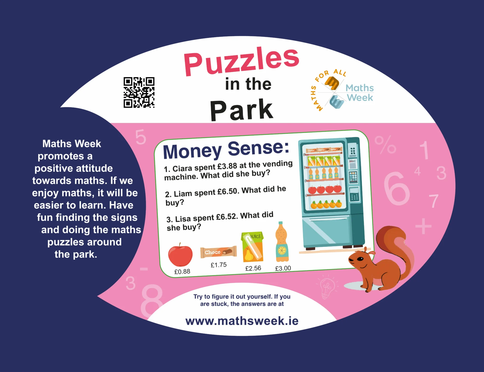 2025 puzzle in the park, money sense 2 NI