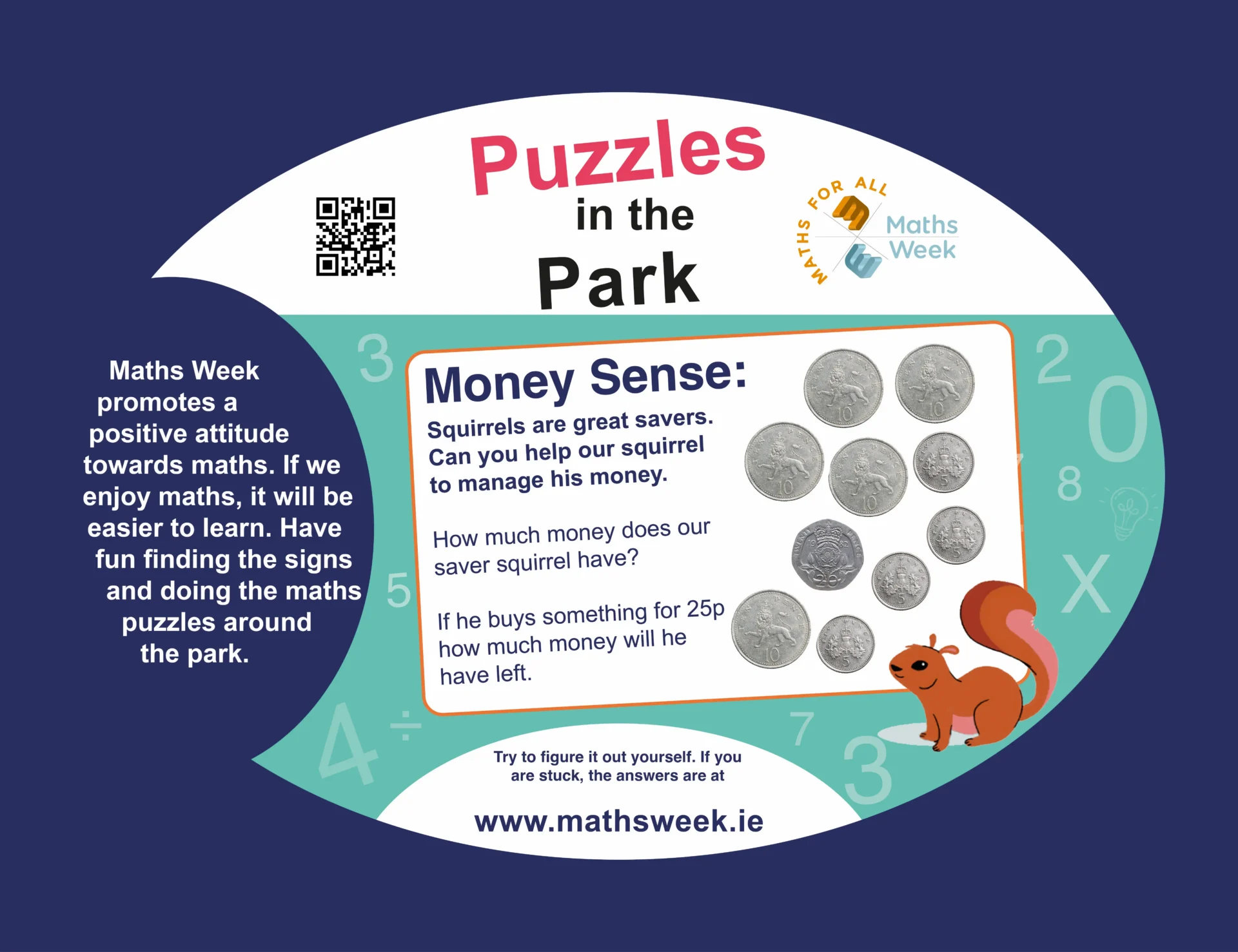 2025 puzzle in the park, money sense 4 NI