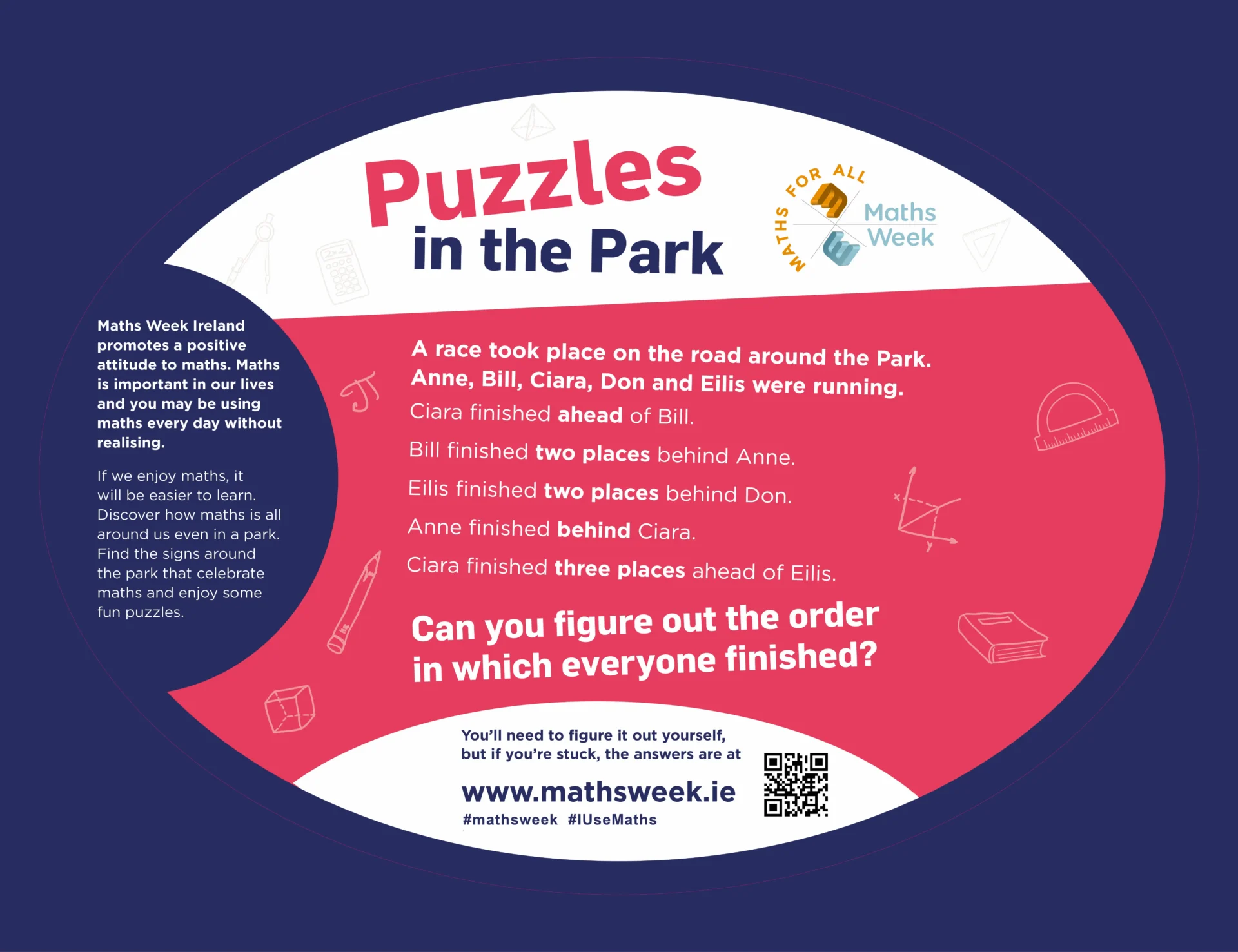 2025 puzzle in the park, race on the road