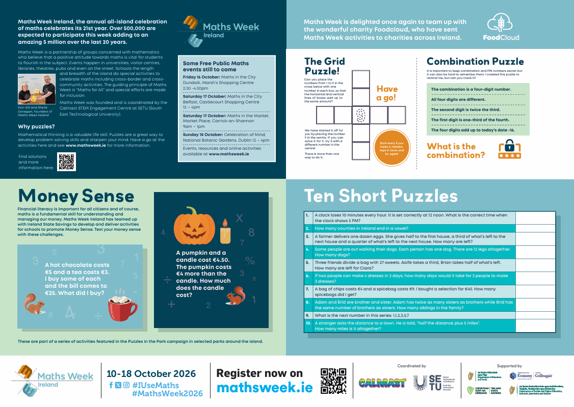 Irish Times Poster 2026 activities
